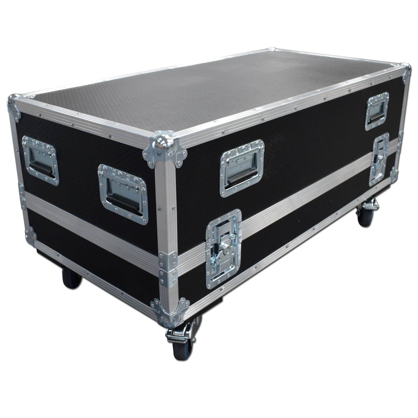 Twin Speaker Flightcase for Behringer P1220 With 150mm Storage Compartment 